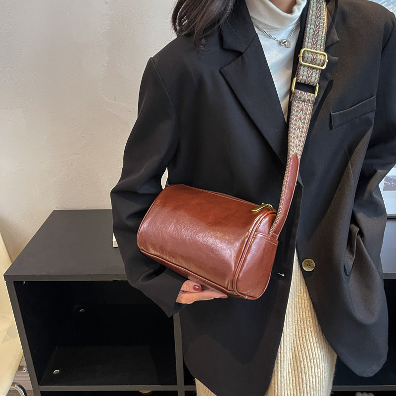 Zela Noir Milano Retro Small Bags Women's Fashion