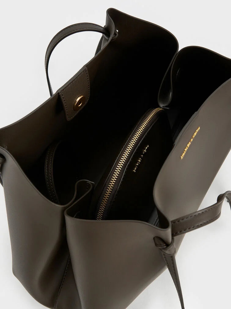 CHARLES & KEITH Calla Tote Bag | Minimalist Bag For Every Day