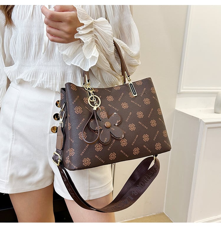 Zela Milano Leather Tote Bag Retro Backpack