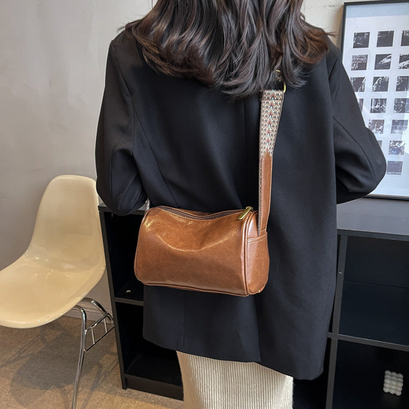 Zela Noir Milano Retro Small Bags Women's Fashion