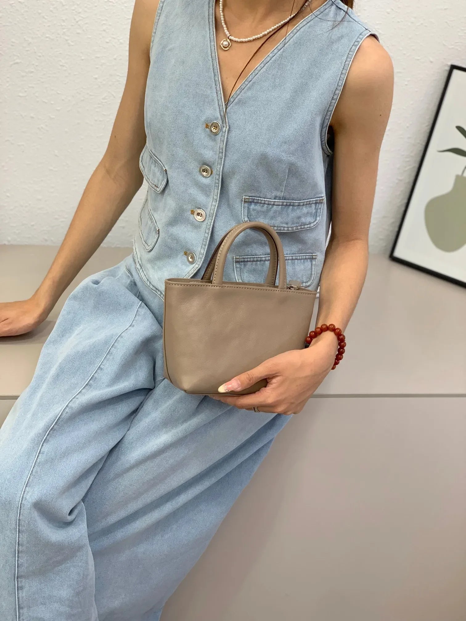 Rosa Elegance Women Handbag Luxury Designer
