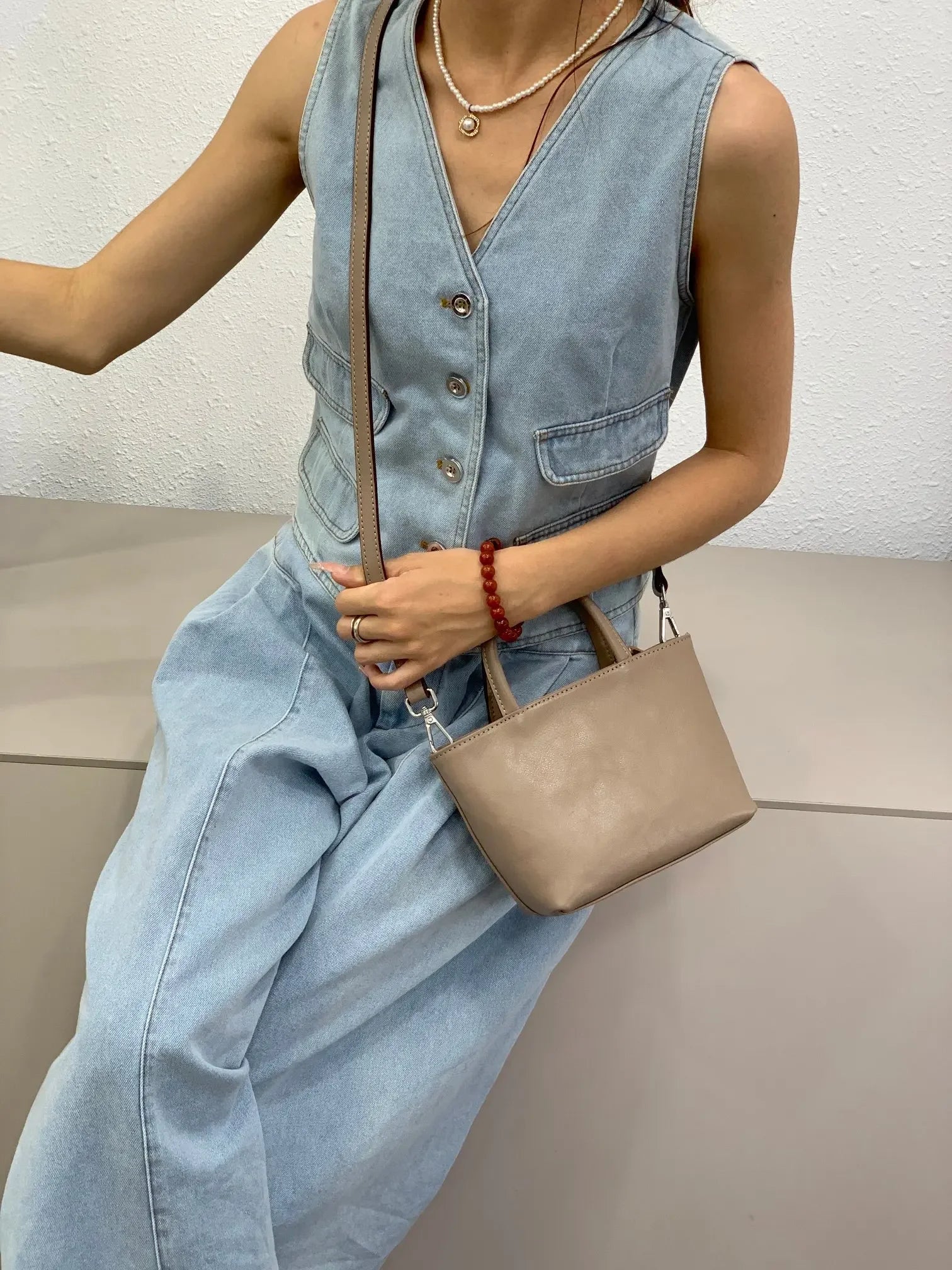 Rosa Elegance Women Handbag Luxury Designer