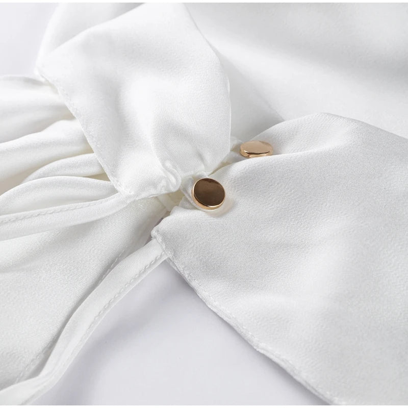 Zela Milano™ | Elegant Satin Ribbon Maxi Dress