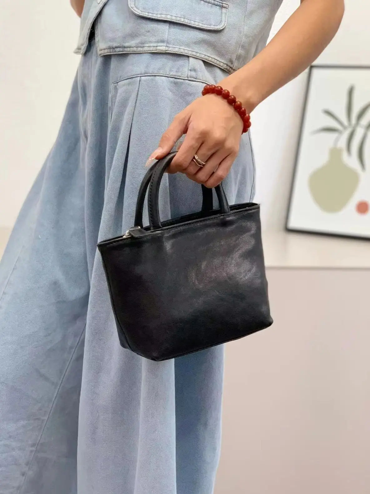 Rosa Elegance Women Handbag Luxury Designer