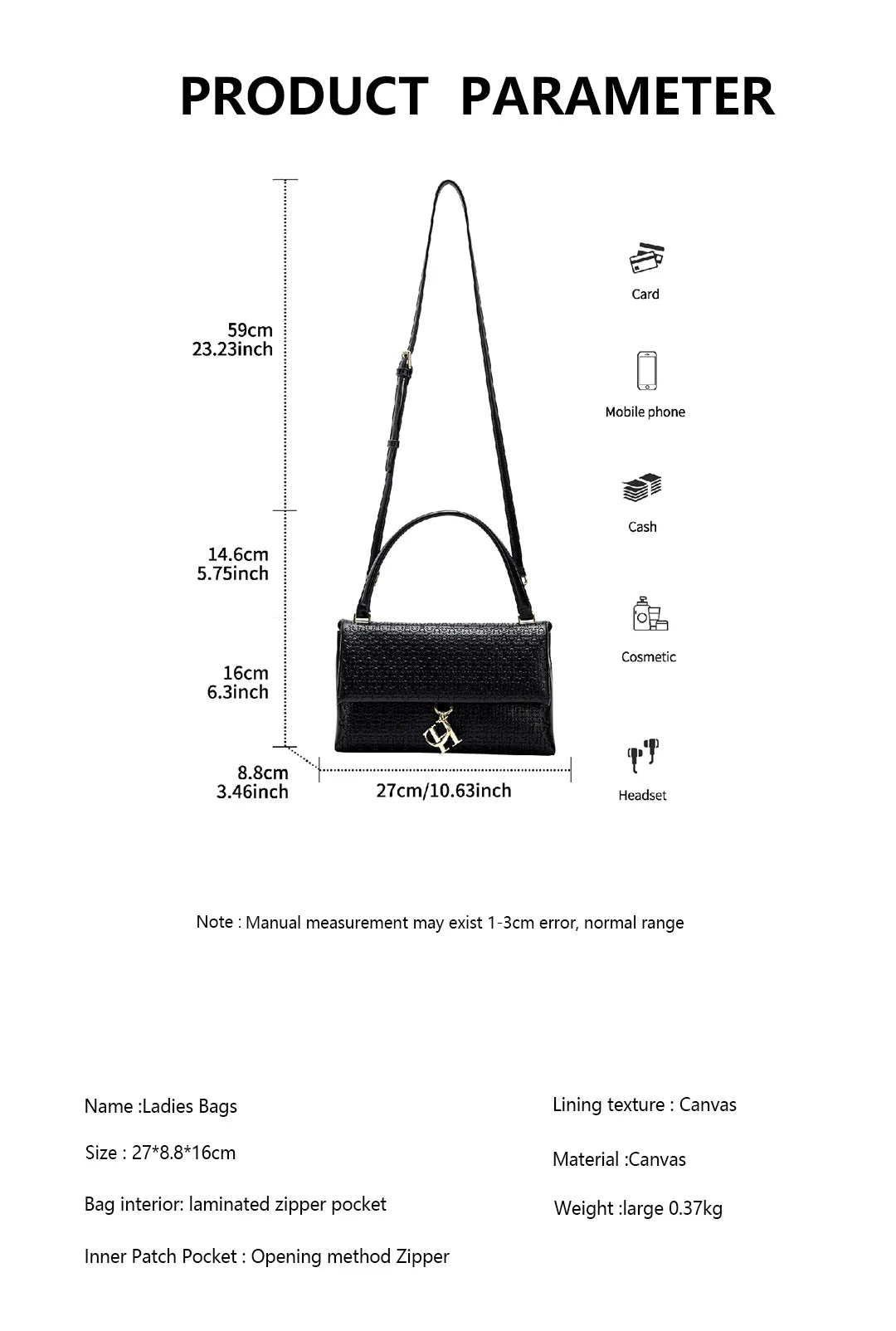 Zela Chic Woman bag for Four Seasons