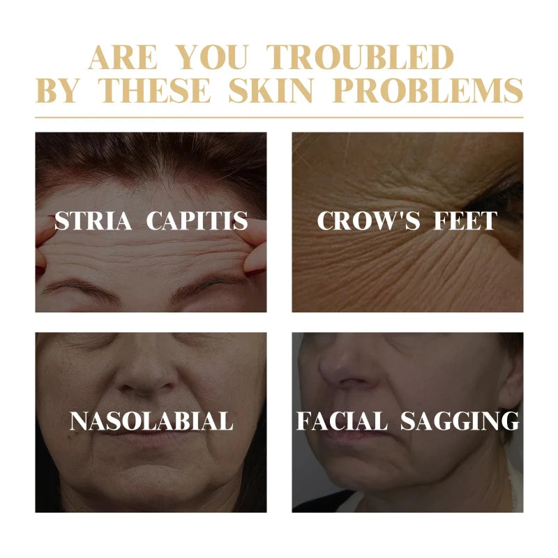 10pcs Korean Collagen Anti Wrinkle Facial Mask  Fade Fine Lines Anti Aging Firm Skin Moisturizing Brightening Skincare Mask