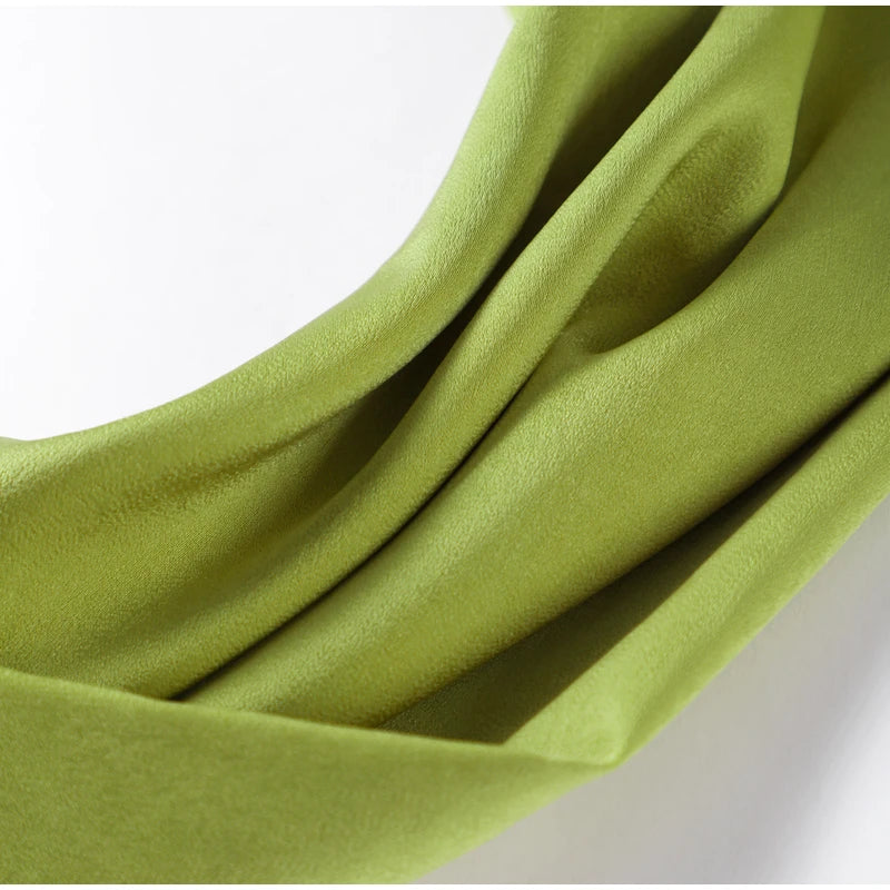 Zela Milano™ | Elegant Satin Ribbon Maxi Dress
