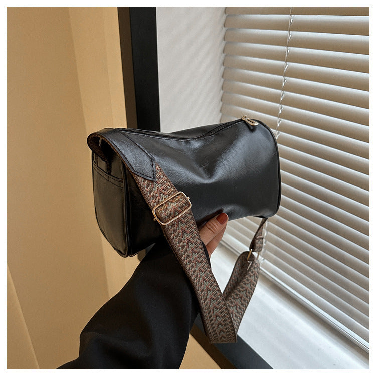 Zela Noir Milano Retro Small Bags Women's Fashion